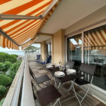 T3 Front De Avec Terrasse, Parking Et Acces Direct Au Moulleau - Fr-1-374-212 Appartement Arcachon